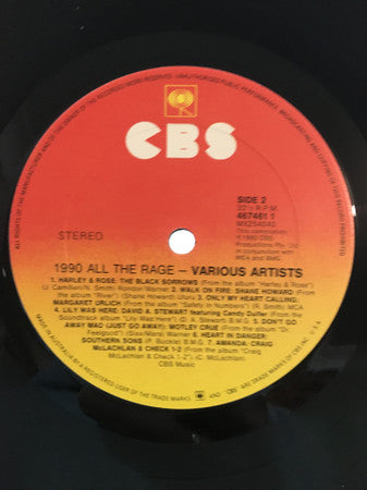Various : 1990 All The Rage (LP, Comp)