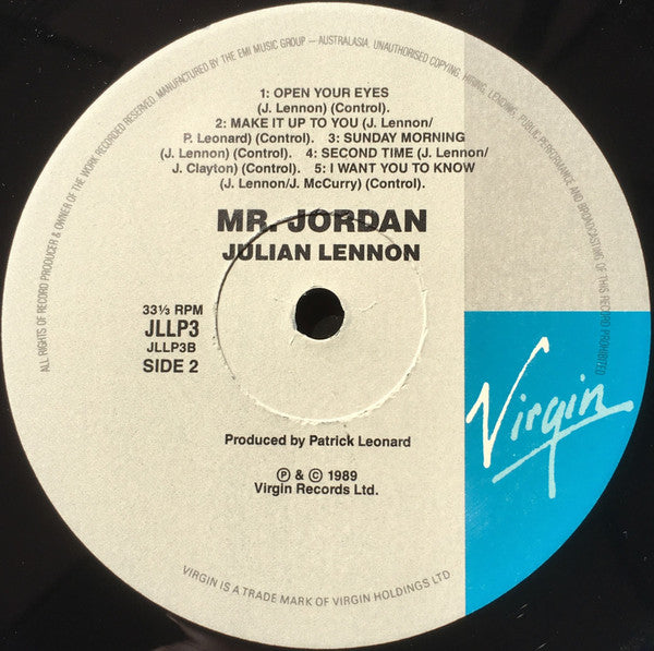 Julian Lennon : Mr. Jordan (LP, Album)