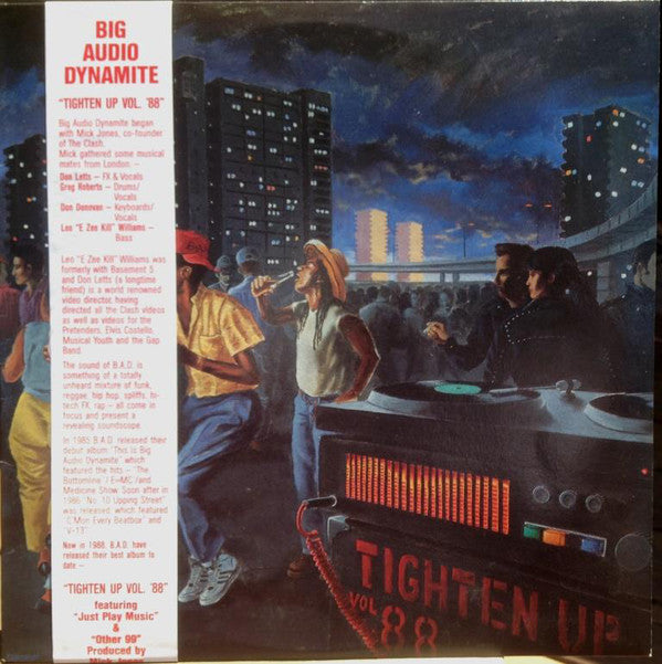 Big Audio Dynamite : Tighten Up Vol. 88 (LP, Album)