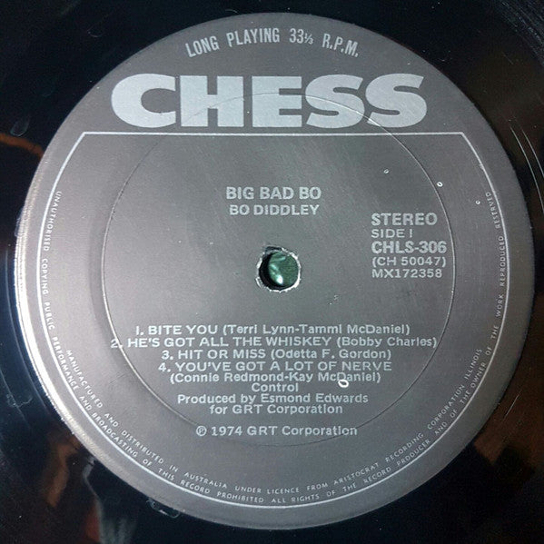 Bo Diddley : Big Bad Bo (LP, Album)