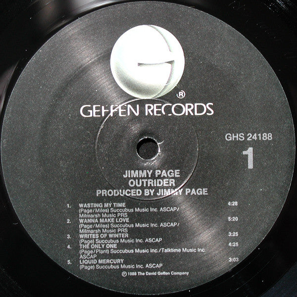 Jimmy Page : Outrider (LP, Album, All)