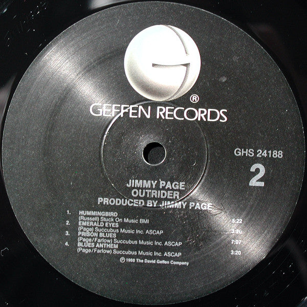 Jimmy Page : Outrider (LP, Album, All)