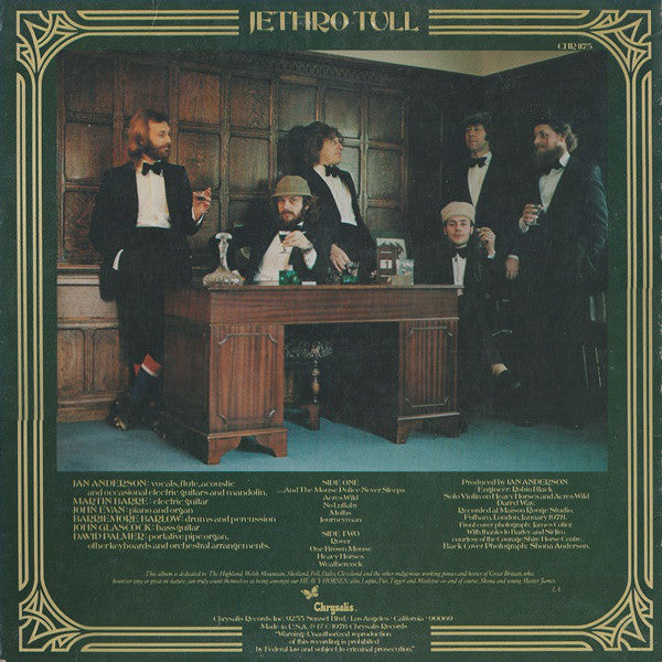 Jethro Tull : Heavy Horses (LP, Album, Emb)