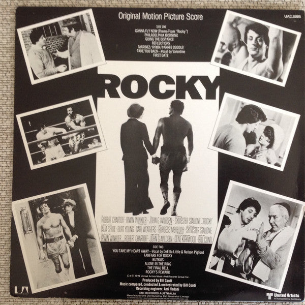 Bill Conti : Rocky - Original Motion Picture Score (LP, Album, RE)