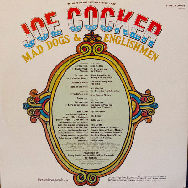 Joe Cocker : Mad Dogs & Englishmen (2xLP, Album, RP, Gat)