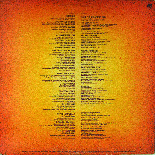Crosby, Stills & Nash : Replay (LP, Comp)