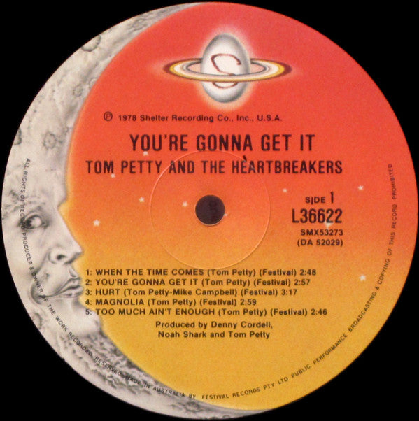 Tom Petty And The Heartbreakers : You're Gonna Get It! (LP, Album)