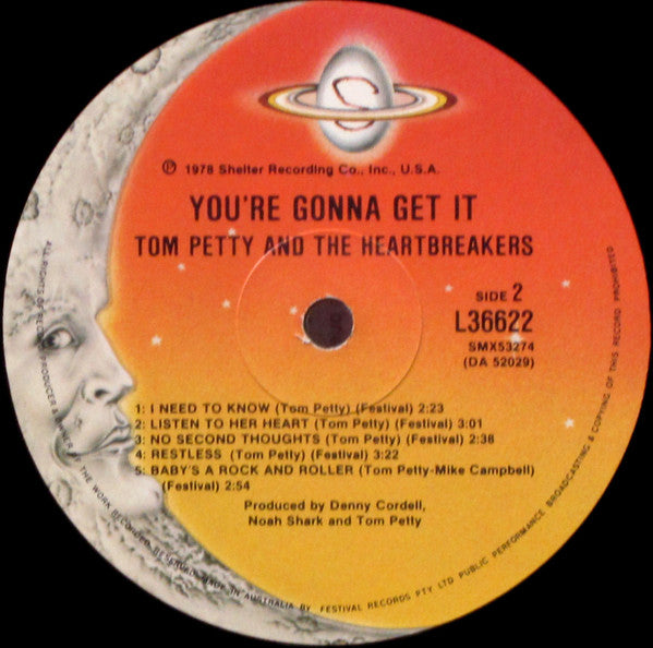 Tom Petty And The Heartbreakers : You're Gonna Get It! (LP, Album)