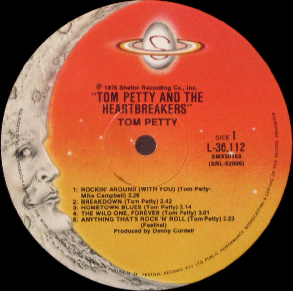 Tom Petty And The Heartbreakers : Tom Petty And The Heartbreakers (LP, Album, RE)