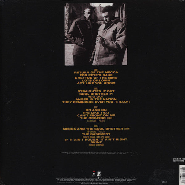 Pete Rock & CL Smooth* : Mecca And The Soul Brother (2xLP, Album, RE)