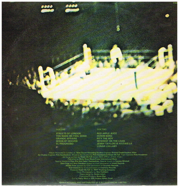 Ralph McTell : Streets (LP, Album, Gat)