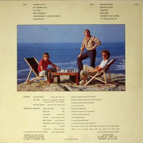 Cascade (15) : Play For Keeps (LP, Album)