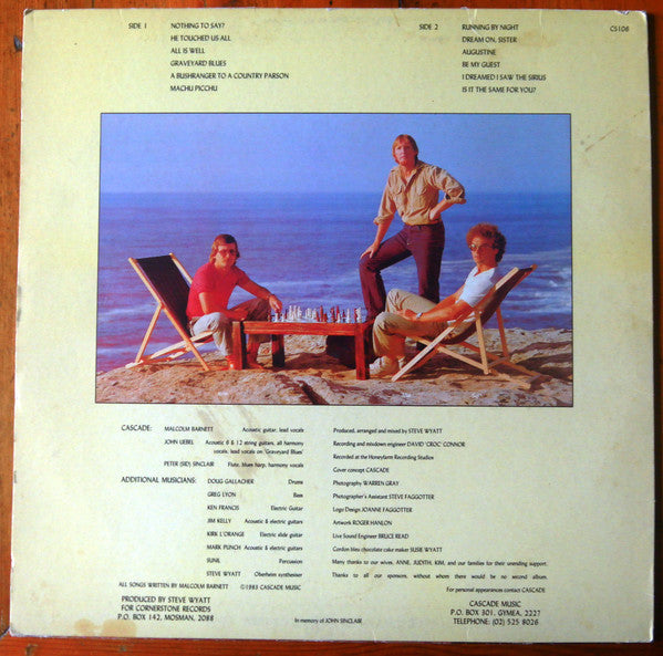 Cascade (15) : Play For Keeps (LP, Album)