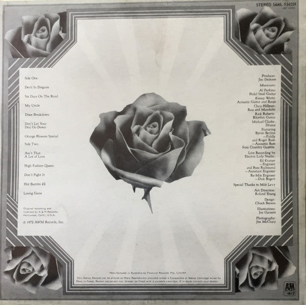 The Flying Burrito Bros : The Last Of The Red Hot Burritos (LP, Album, Tex)