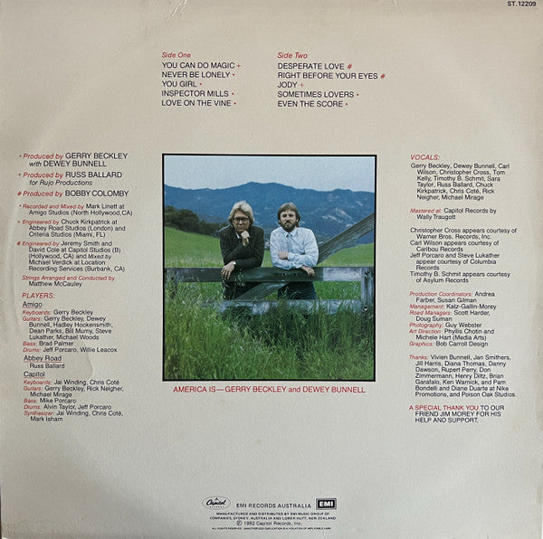 America (2) : View From The Ground (LP, Album)