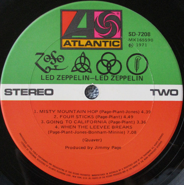 Led Zeppelin : Led Zeppelin  (LP, Album, Gat)