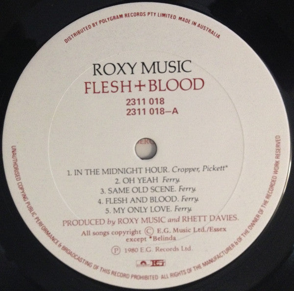 Roxy Music : Flesh + Blood (LP, Album)