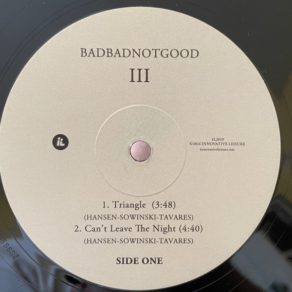 BadBadNotGood : III (2xLP, Album)