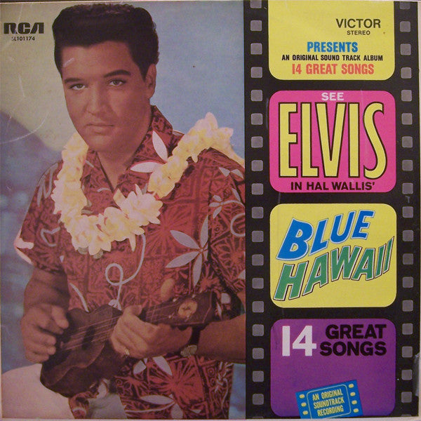 Elvis Presley : Blue Hawaii (LP, Album, RE)