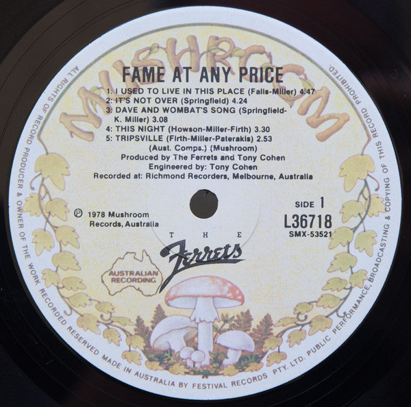 The Ferrets : Fame At Any Price (LP, Album)