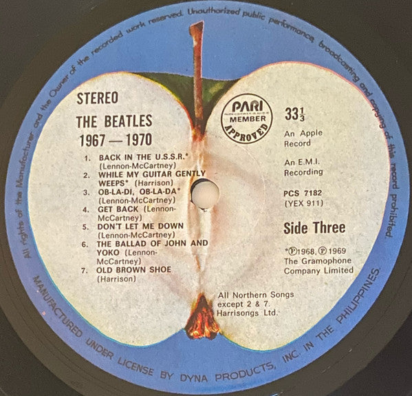 The Beatles : 1967-1970 (2xLP, Comp, Gat)