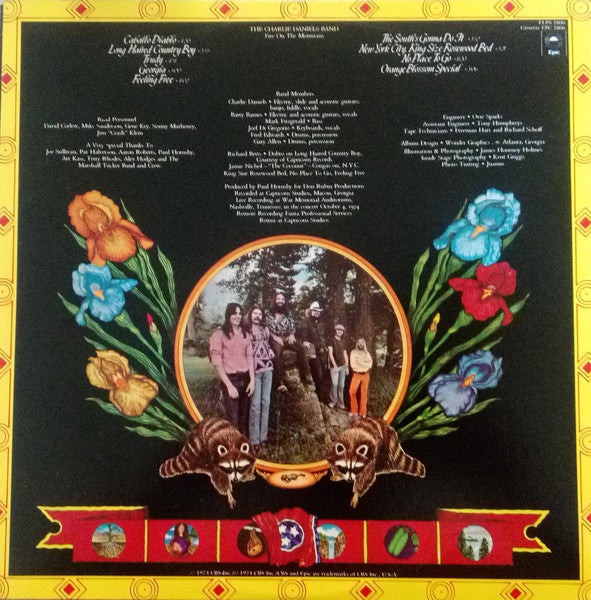 The Charlie Daniels Band : Fire On The Mountain (LP, Album, RE, Gat)
