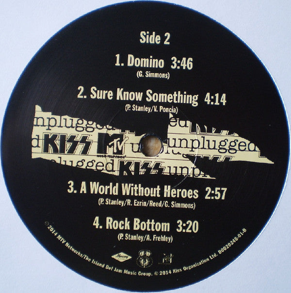 Kiss : MTV Unplugged (2xLP, Album, RE, 180)