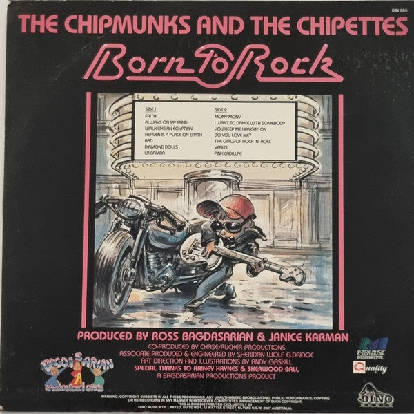 The Chipmunks And The Chipettes : Born To Rock (LP, Album)