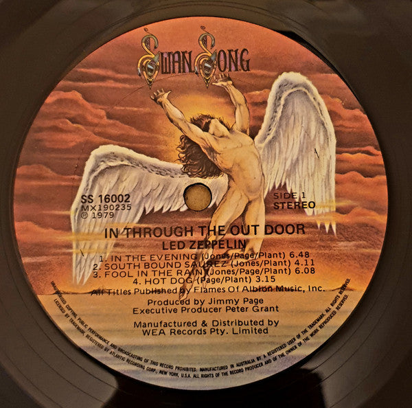 Led Zeppelin : In Through The Out Door (LP, Album, "D")