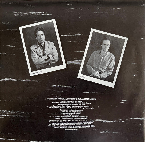 Don Henley : I Can't Stand Still (LP, Album)