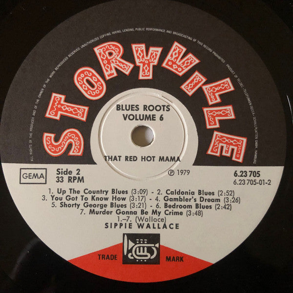 Sippie Wallace : That Red Hot Mama (LP, Album)