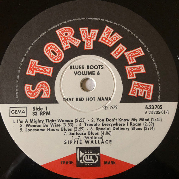 Sippie Wallace : That Red Hot Mama (LP, Album)