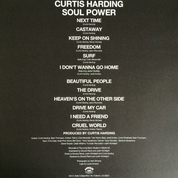 Curtis Harding : Soul Power (LP, Album)
