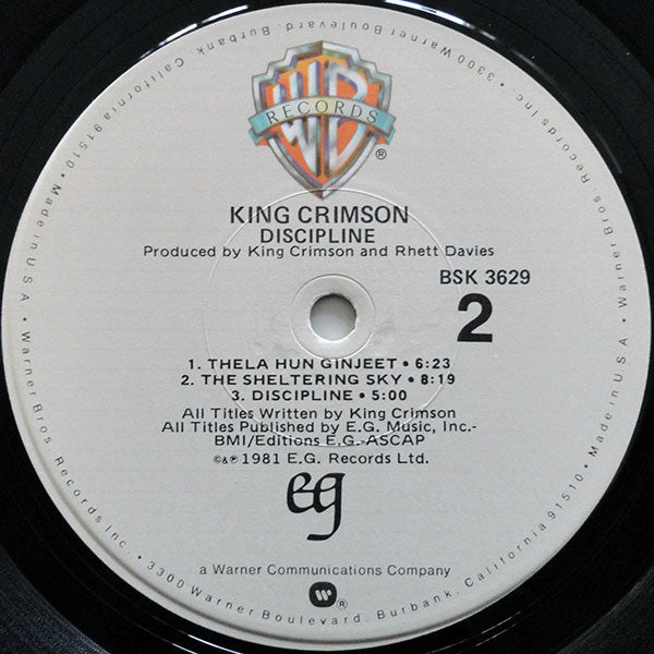 King Crimson : Discipline (LP, Album, Win)
