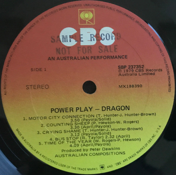 Dragon (5) : Power Play (LP, Album)