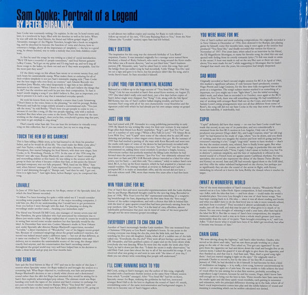 Sam Cooke : Portrait Of A Legend 1951-1964 (2xLP, Comp, RE, 180)
