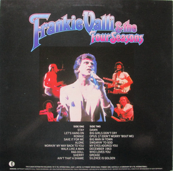 The Four Seasons, Frankie Valli : Frankie Valli & The Four Seasons (LP, Comp, Ltd)
