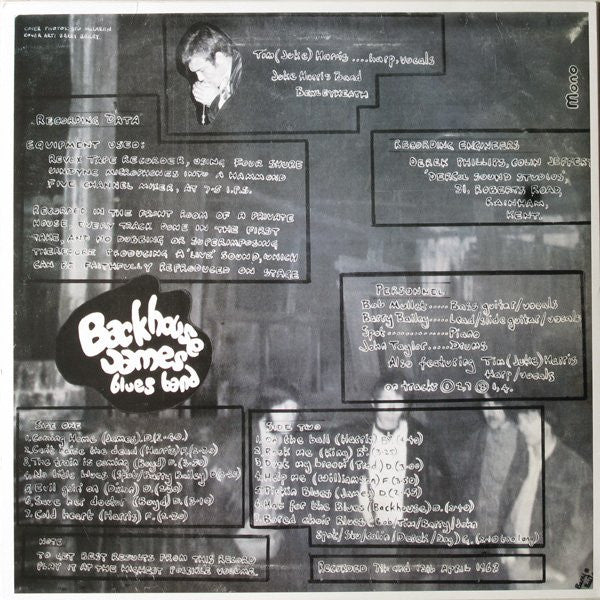 Backhouse James' Blues Band : Backhouse James' Blues Band (LP, Mono)