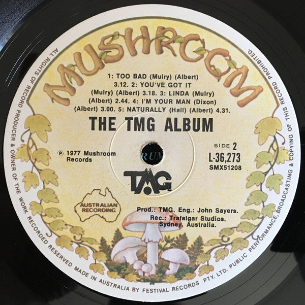 Ted Mulry Gang : The T.M.G. Album (LP, Album, Gat)
