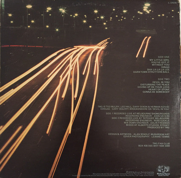Ted Mulry Gang : TMG Live (LP, Album)
