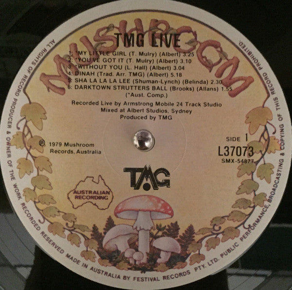 Ted Mulry Gang : TMG Live (LP, Album)