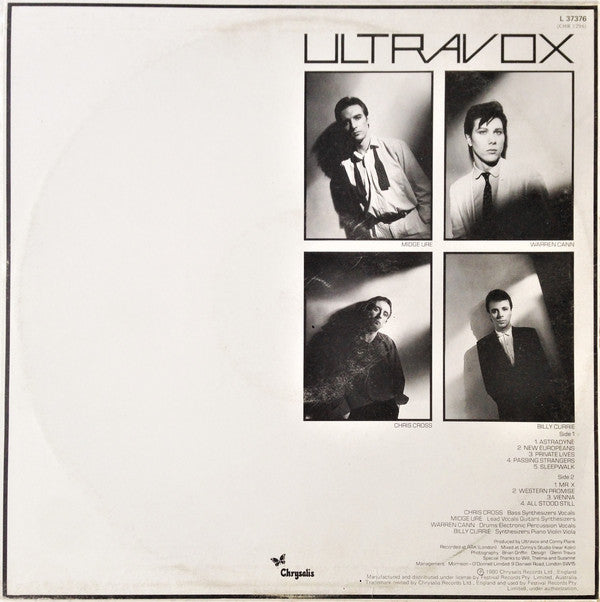 Ultravox : Vienna (LP, Album)