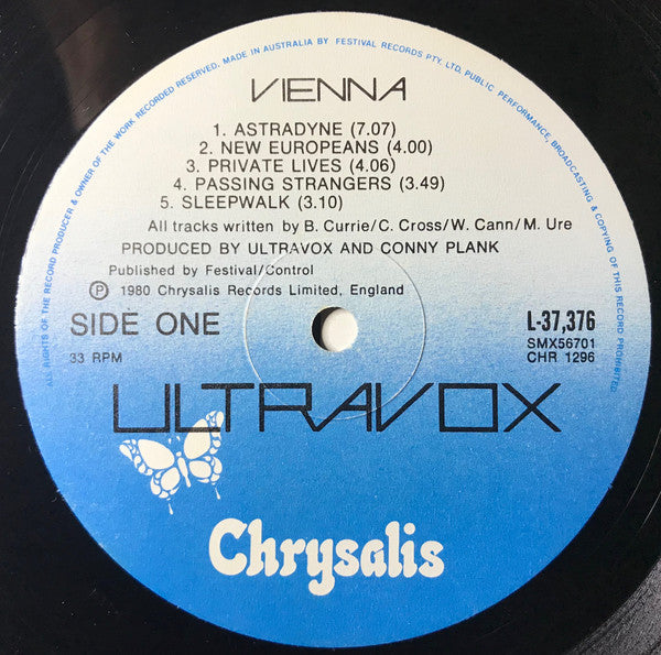 Ultravox : Vienna (LP, Album)