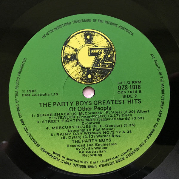 The Party Boys (3) : Greatest Hits (Of Other People) (LP)