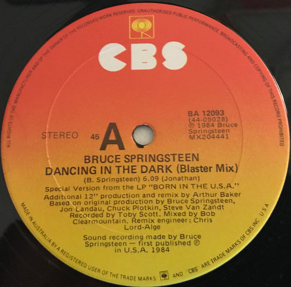 Bruce Springsteen : Dancing In The Dark (12")