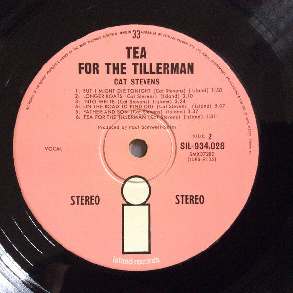 Cat Stevens : Tea For The Tillerman (LP, Album)