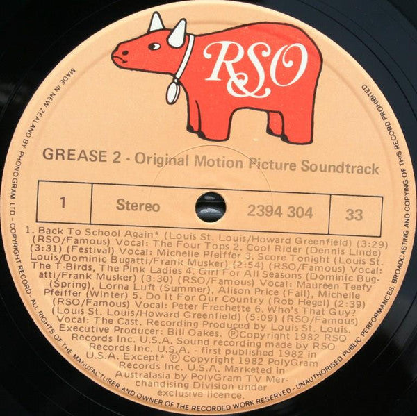 Various : Grease 2 (Original Soundtrack Recording) (LP, Album, Gat)