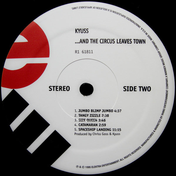 Kyuss : ...And The Circus Leaves Town (LP, Album, RE)