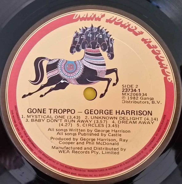 George Harrison : Gone Troppo (LP, Album)