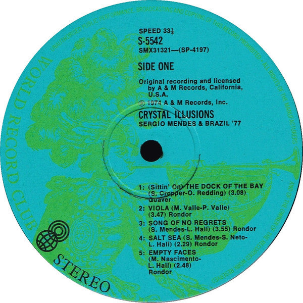 Sergio Mendes* : Crystal Illusions (LP, Album, Club)